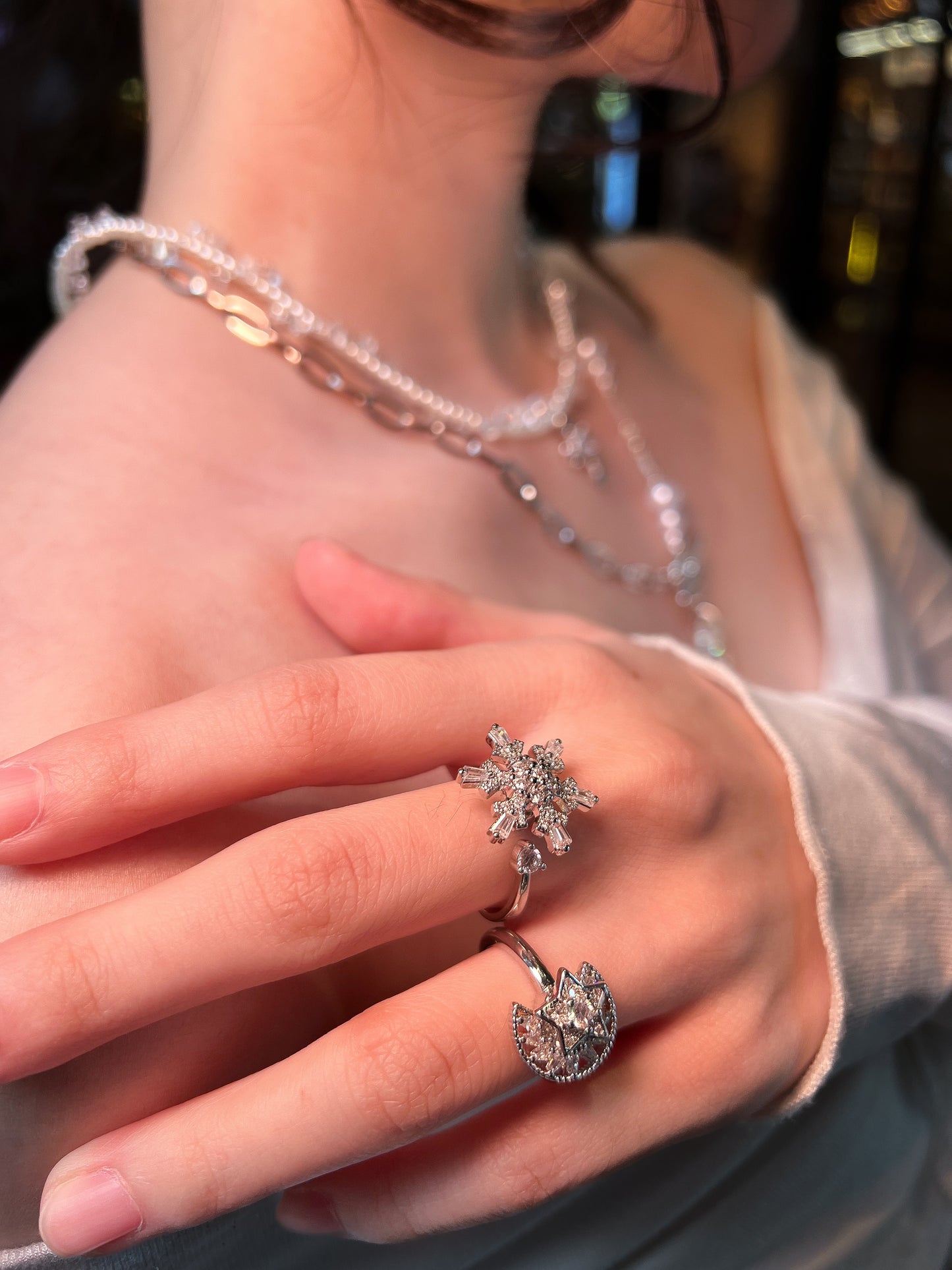 冰星低語 · Aurora Murmur Ring