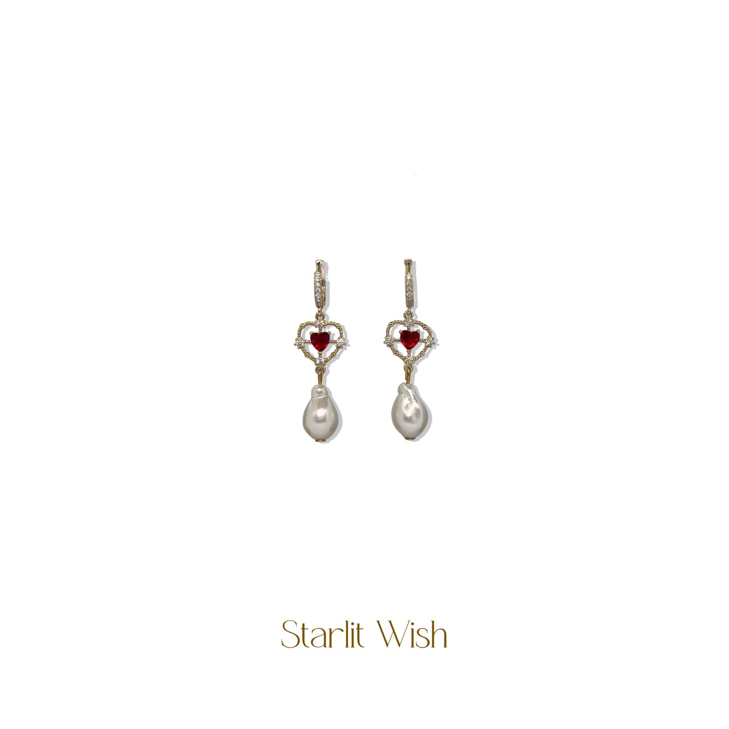 莓果星冠 · Berry Crown Earrings