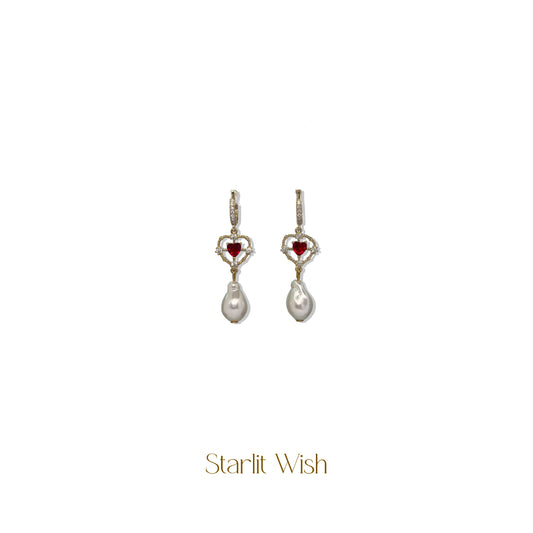 莓果星冠 · Berry Crown Earrings