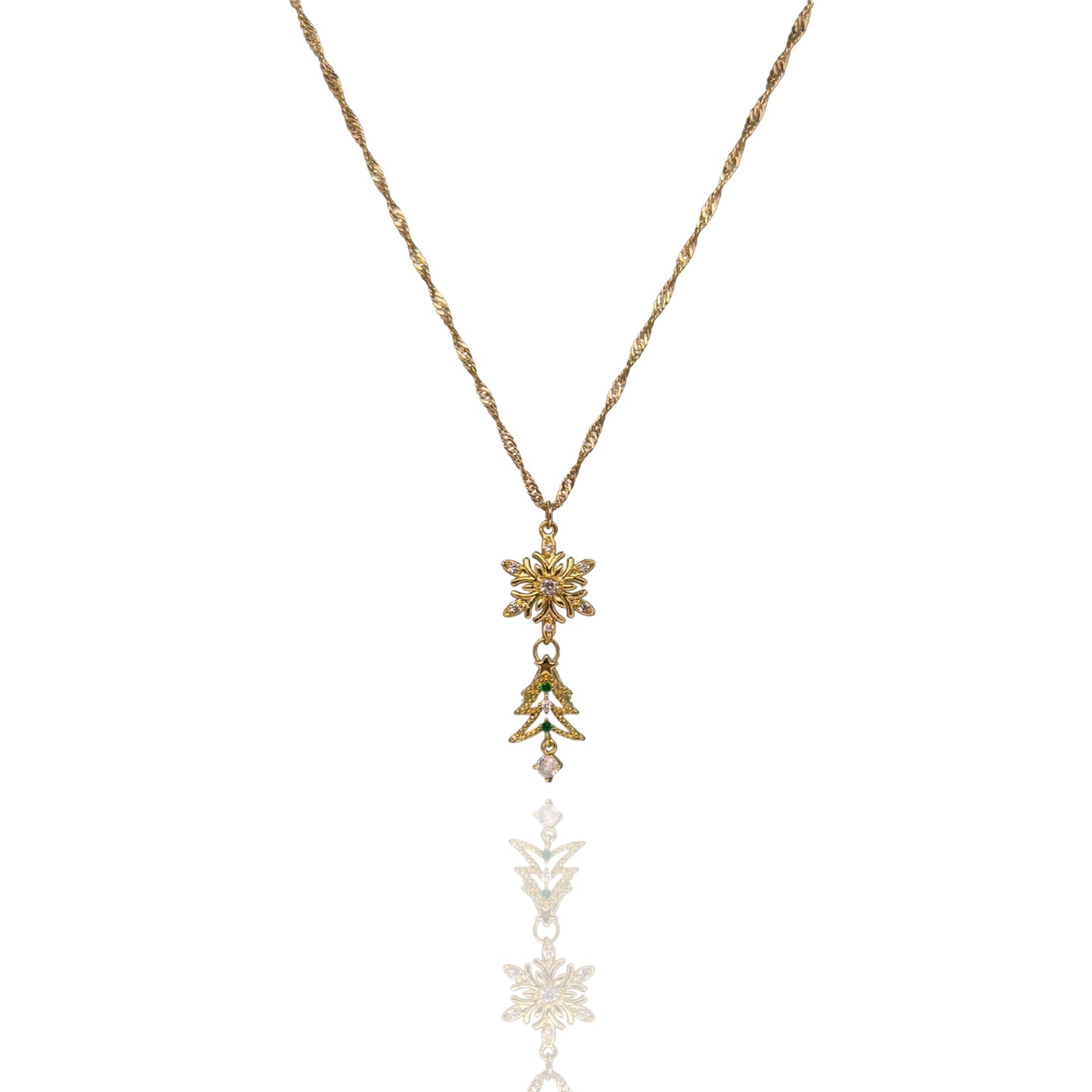 雪映聖樹 Frost Tree Necklace