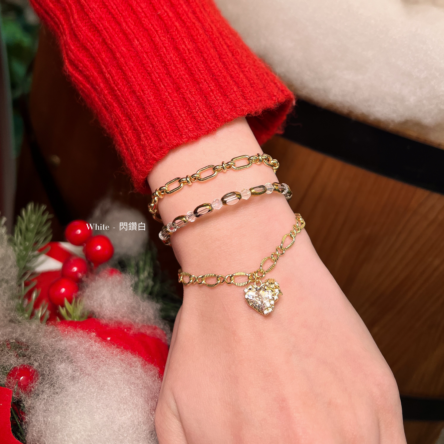 聖果雪鏈 · Berryshine Loop Bracelet