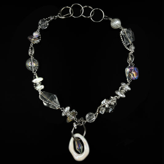 Logic Dro White Necklace