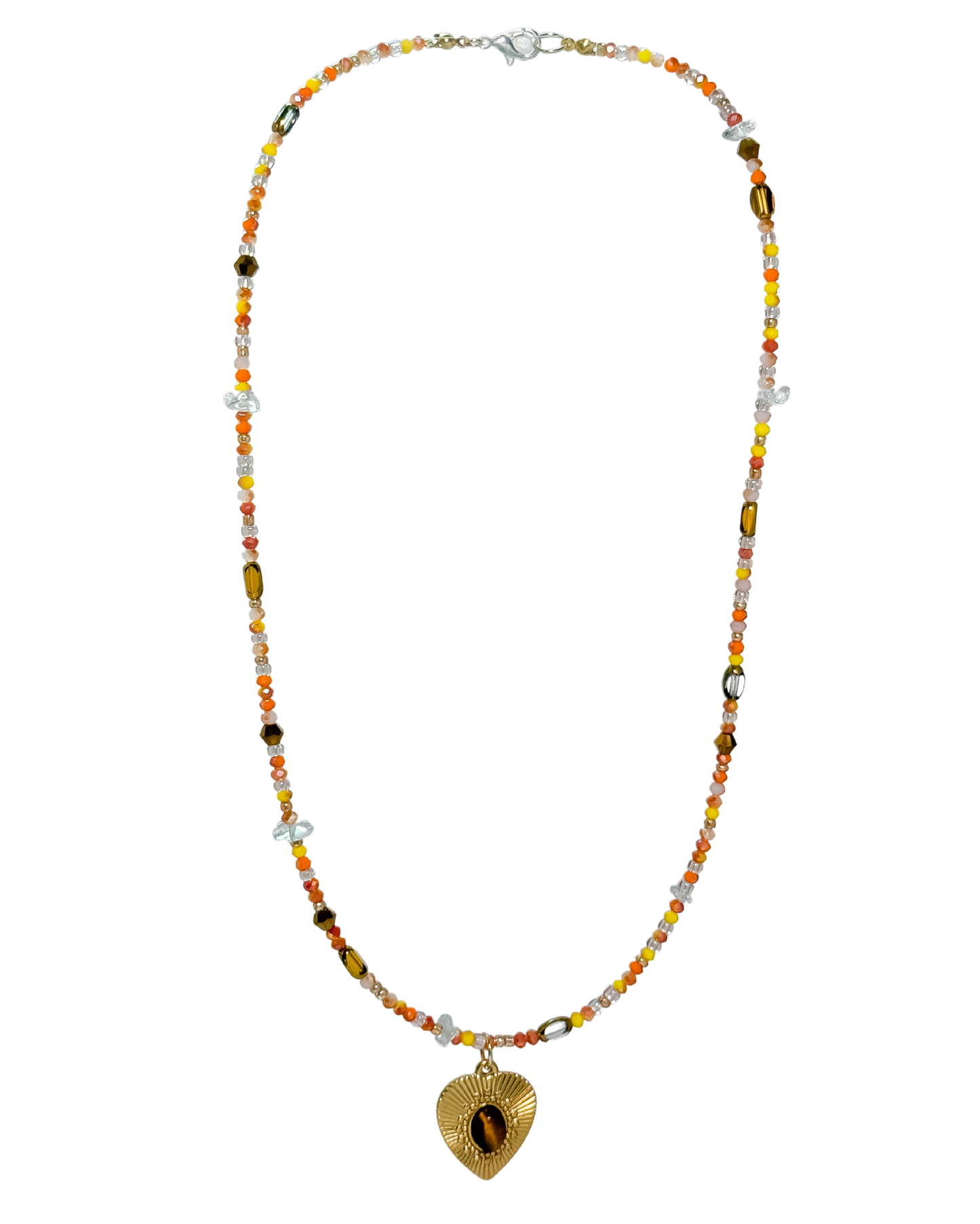 Peach Promise Necklace [虎眼石]