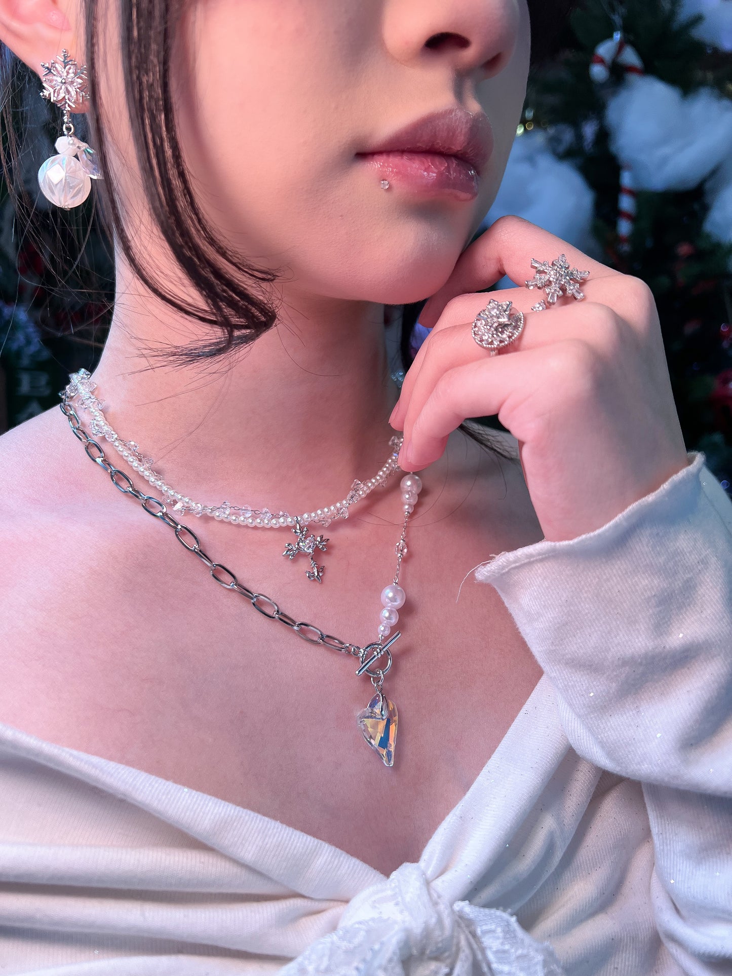 冰棱之息 · Crystal Breath Necklace