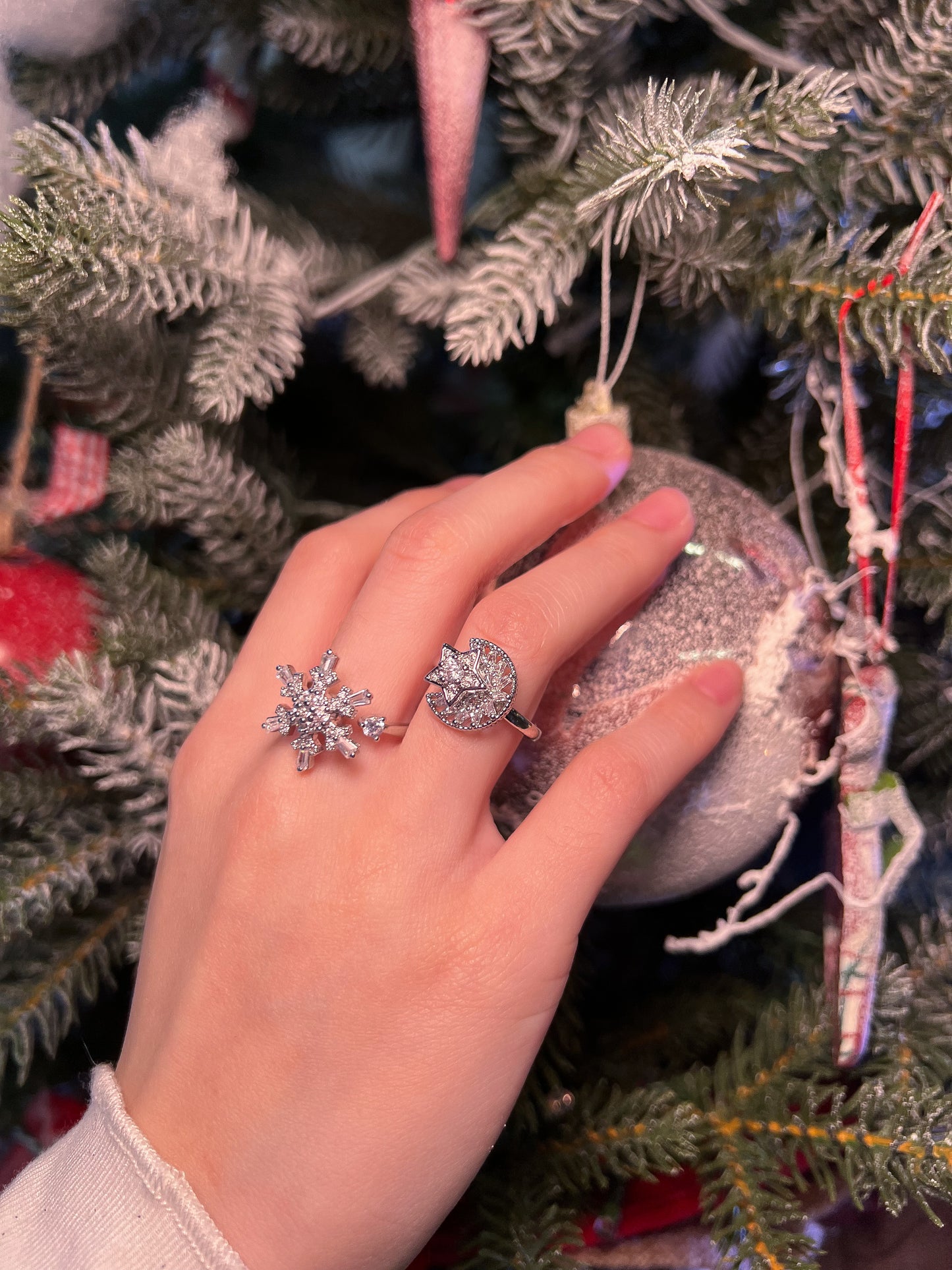 雪語光芒 · Snow Whisper Ring