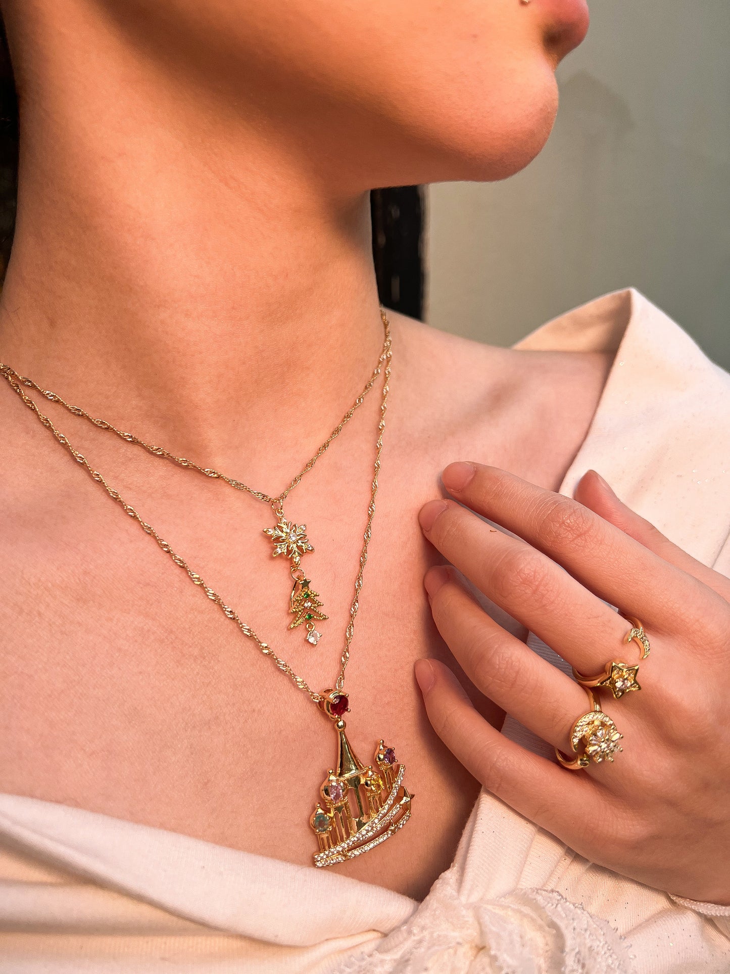 雪映聖樹 Frost Tree Necklace