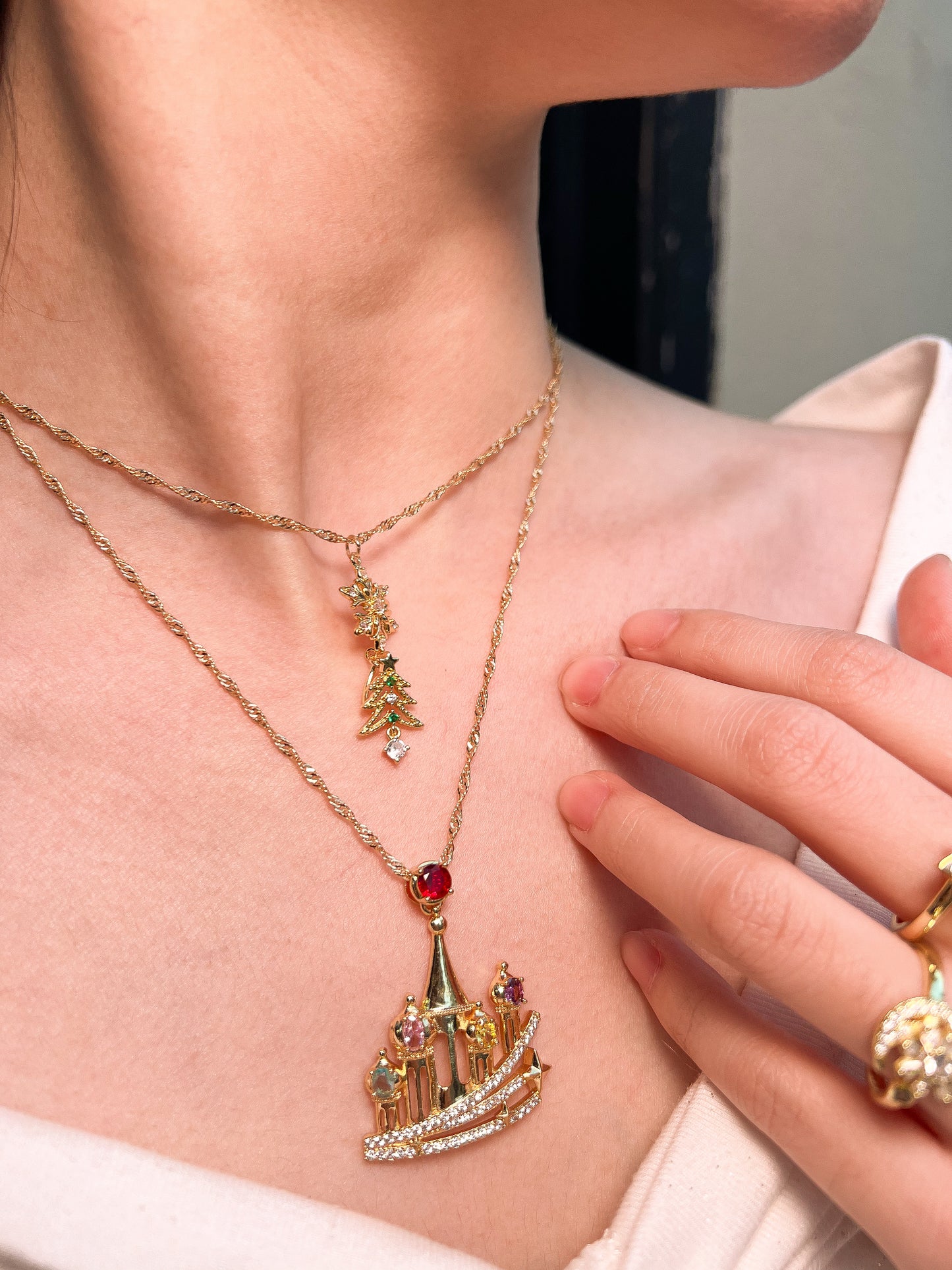 雪境聖城 Winter Castle Necklace