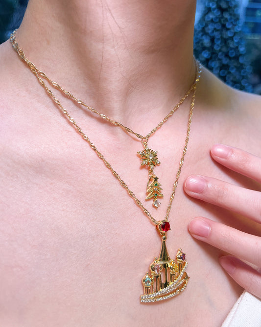 雪境聖城 Winter Castle Necklace