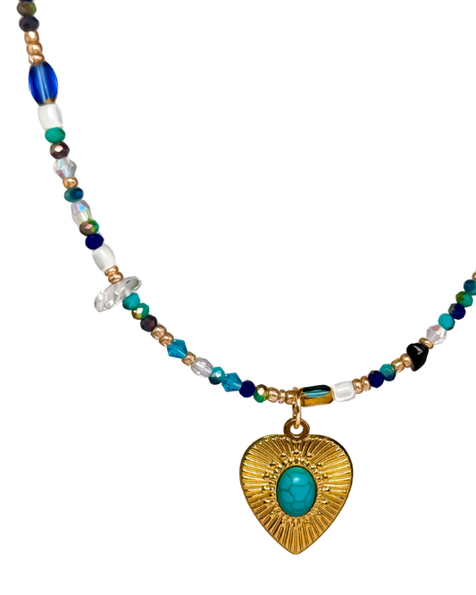 Soft Whisper Necklace [藍松石]